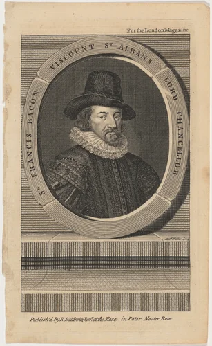 Sir Francis Bacon by Anthony Walker, print, 1726-1765