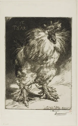 Long Live the Czar! by Felix Bracquemond, print, 1893