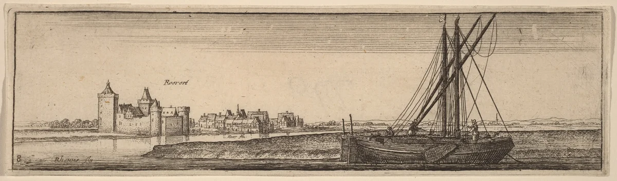 Roerort by Wenceslaus Hollar, print, 1632
