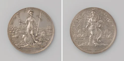 Treaty of Breda by Christoffel Adolphi, metalwork, 1667