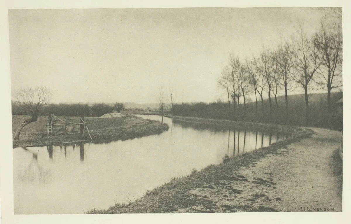 The River Stort by Peter Henry Emerson, print, 1888
