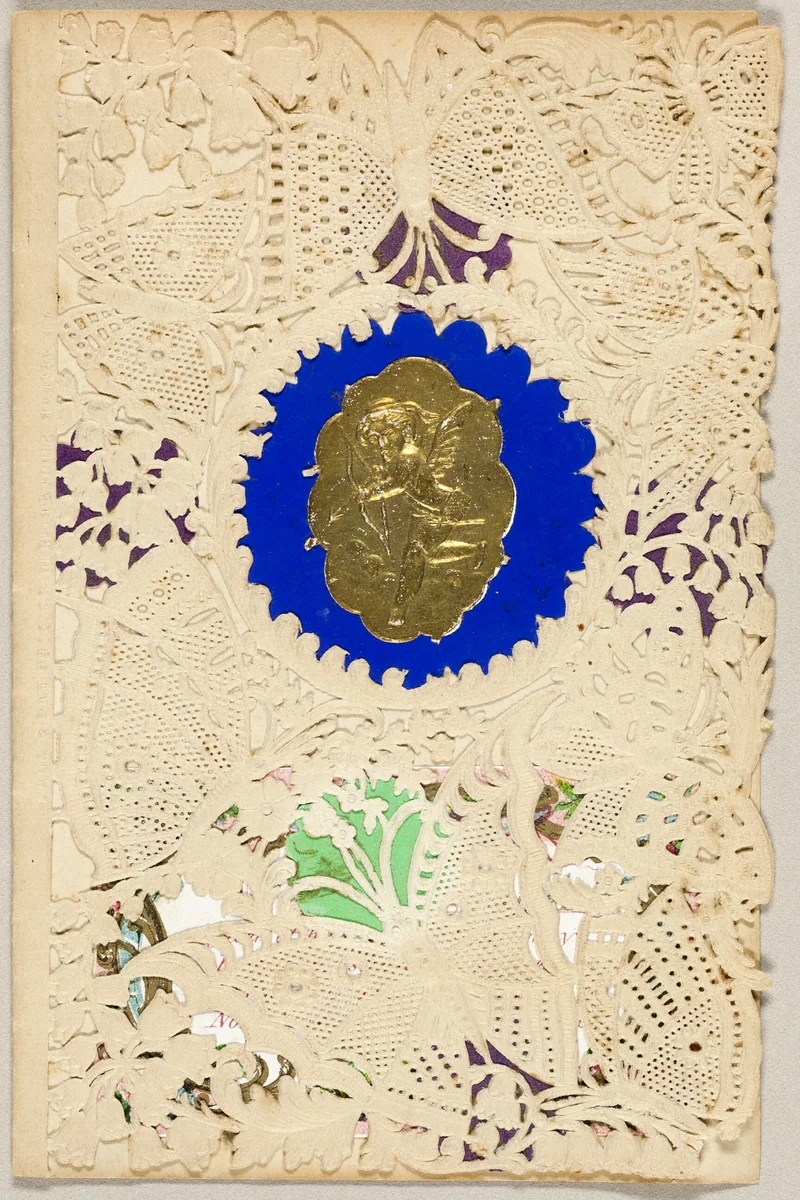 Untitled Valentine (Cupid and Butterflies) by Berlin and Jones, other, 1860-1869