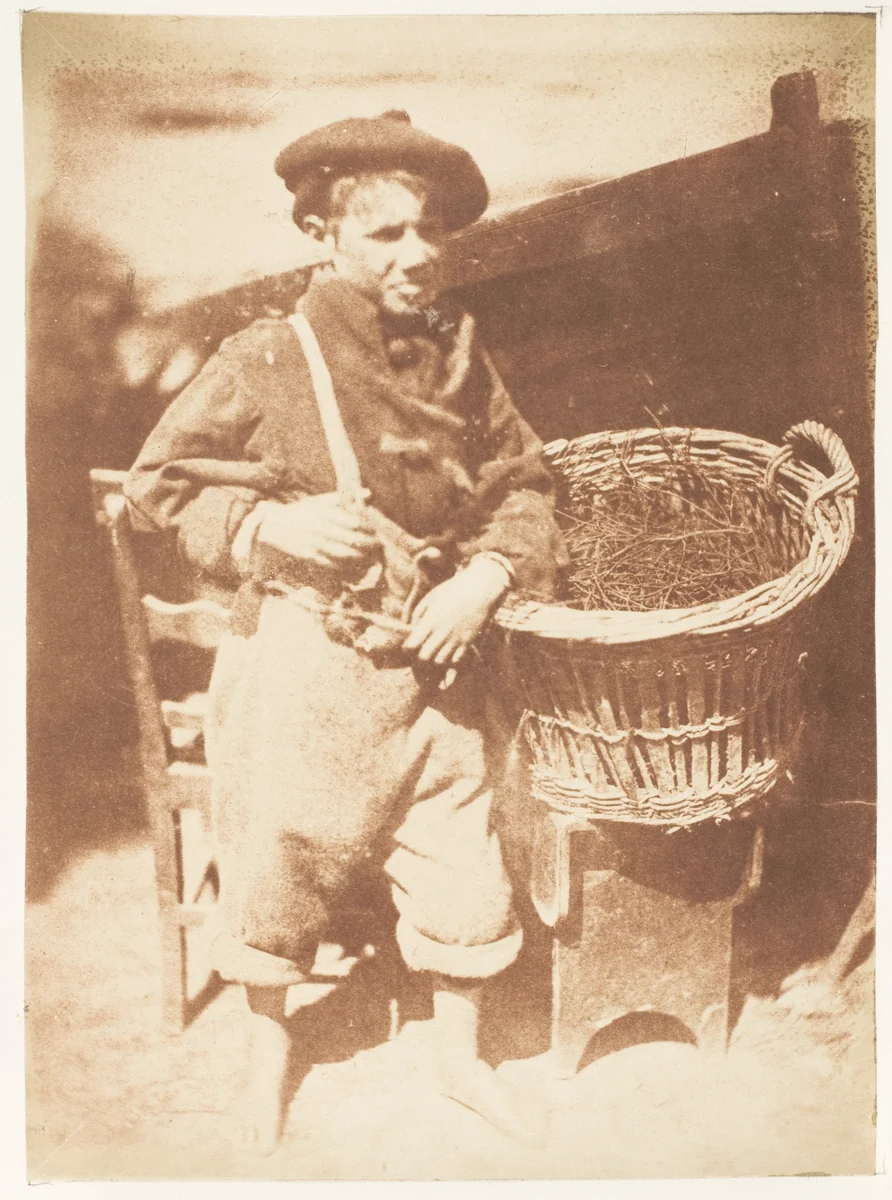 Newhaven Boy by Hill and Adamson, photograph, 1843-1847