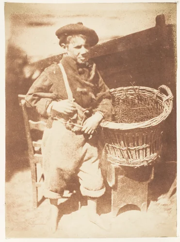 Newhaven Boy by Hill and Adamson, photograph, 1843-1847