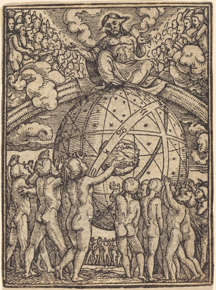 The Last Judgment by Hans Lützelburger, print, 1521-1531