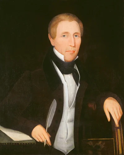 Henry Teller by Ammi Phillips, painting, 1835