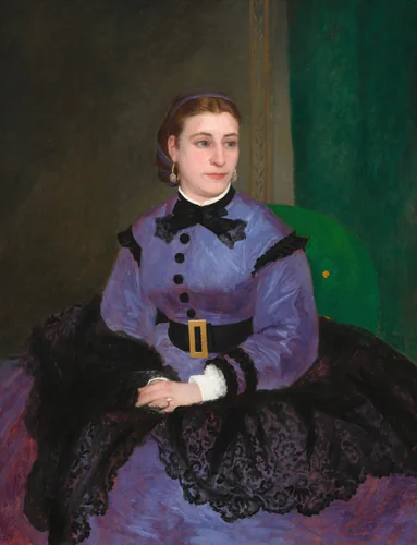 Mademoiselle Sicot by Auguste Renoir, painting, 1865
