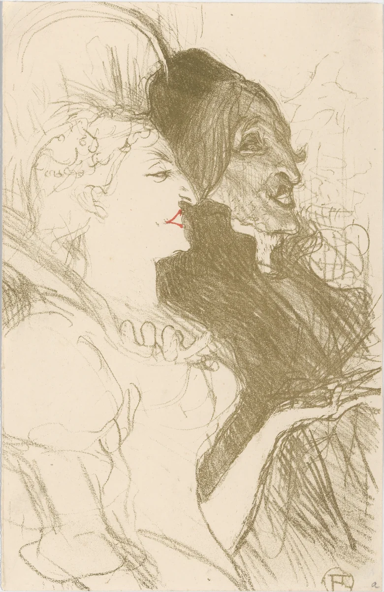 Carnival by Henri de Toulouse-Lautrec, print, 1894