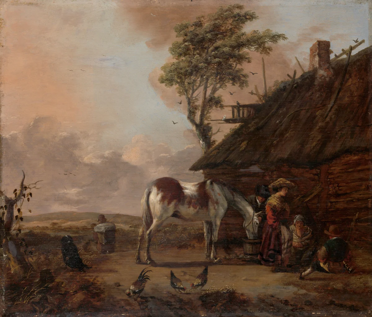 A Piebald Horse by Jan Wouwerman, painting, 1655-1666