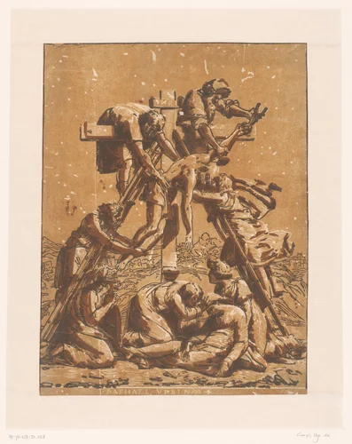 Kruisafneming by Unknown, print, 1518