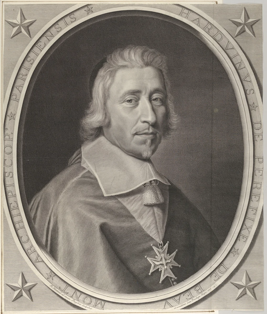 Hardouin de Beaumont de Péréfixe by Robert Nanteuil, print, 1663