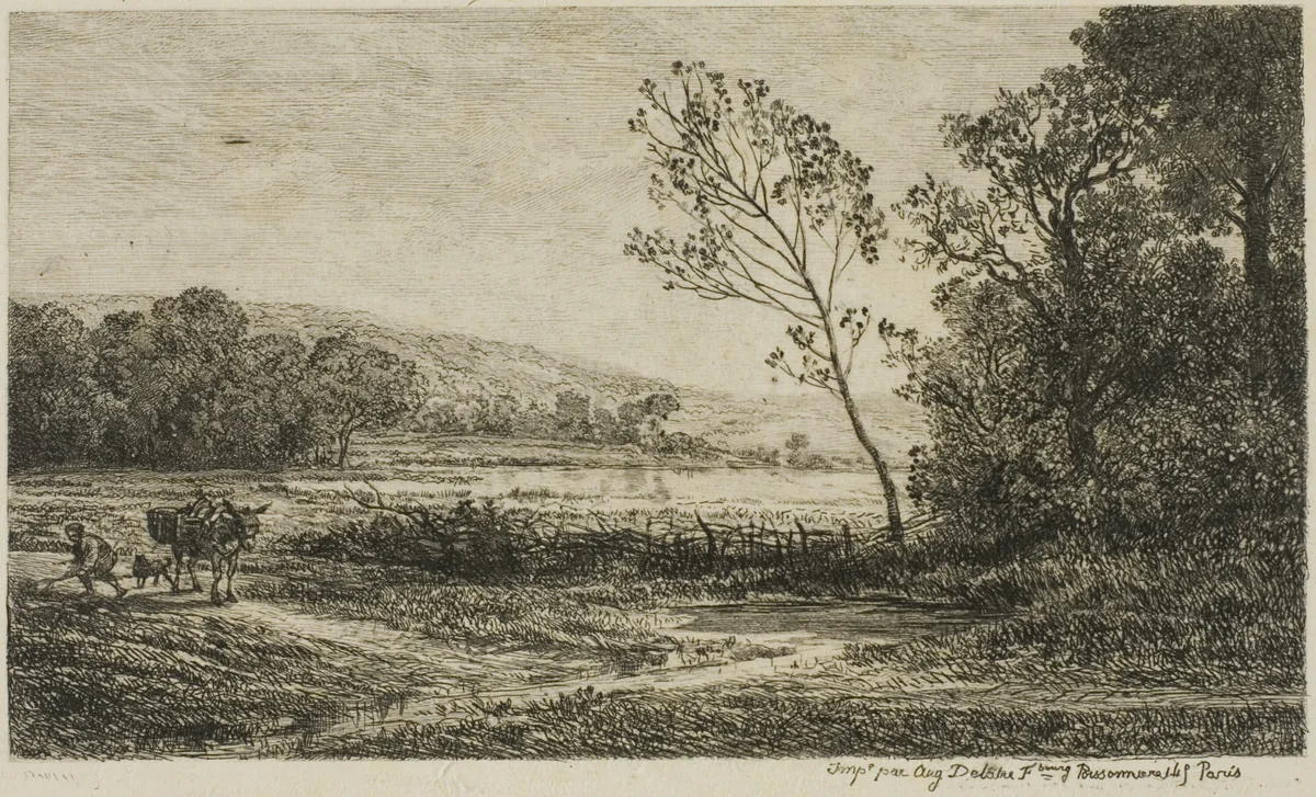 Autumn by Charles-François Daubigny, print, 1848