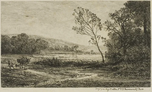Autumn by Charles-François Daubigny, print, 1848