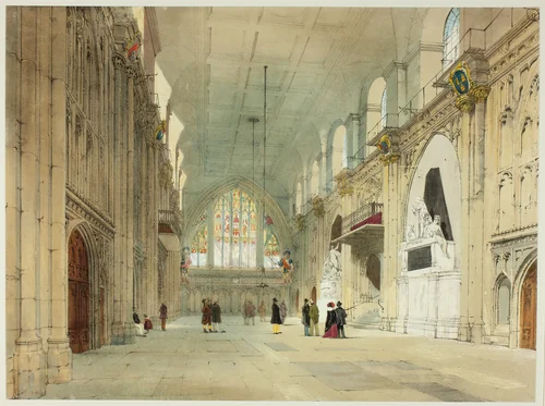 The Guildhall, plate 25 from Original Views of London as It Is by Thomas Shotter Boys, print, 1842