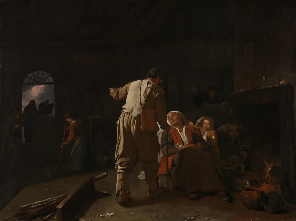 Visiting the Sick by Michael Sweerts, painting, 1646-1649