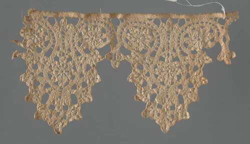 Fragment (Border) by Italy, textile, 1625-1650