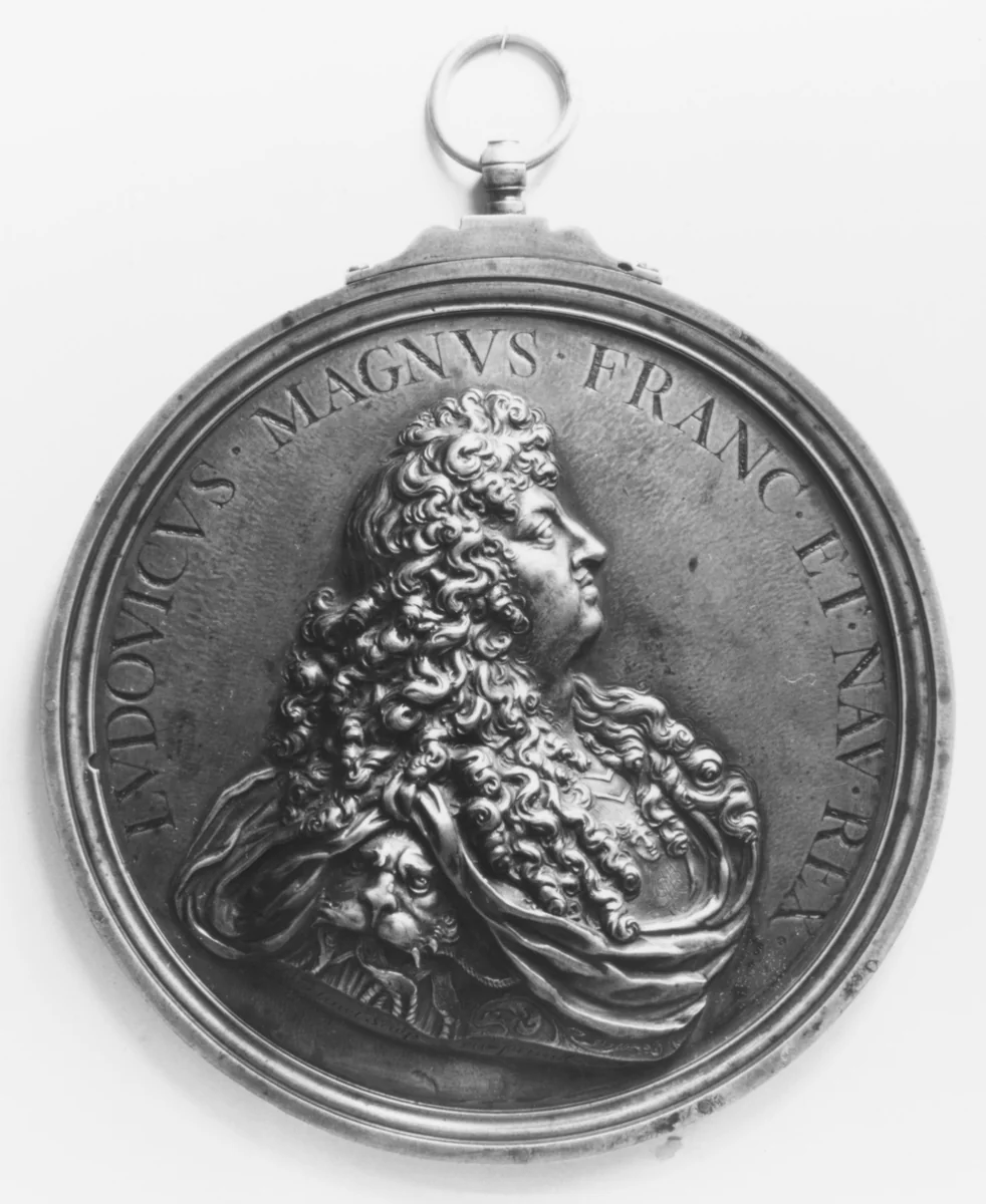 Louis XIV of France by François Bertinet, metalwork, 1655-1690