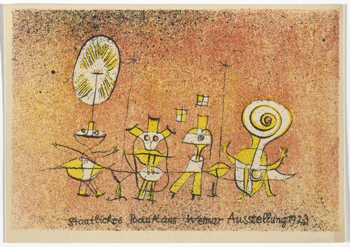 Bauhaus Ausstellung Weimar 1923 by Paul Klee, design, 1923