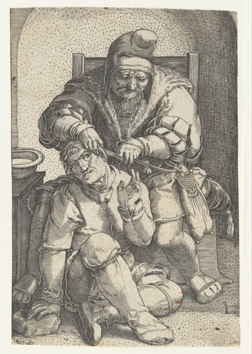 De chirurgijn by anonymous, print, 1524-1583