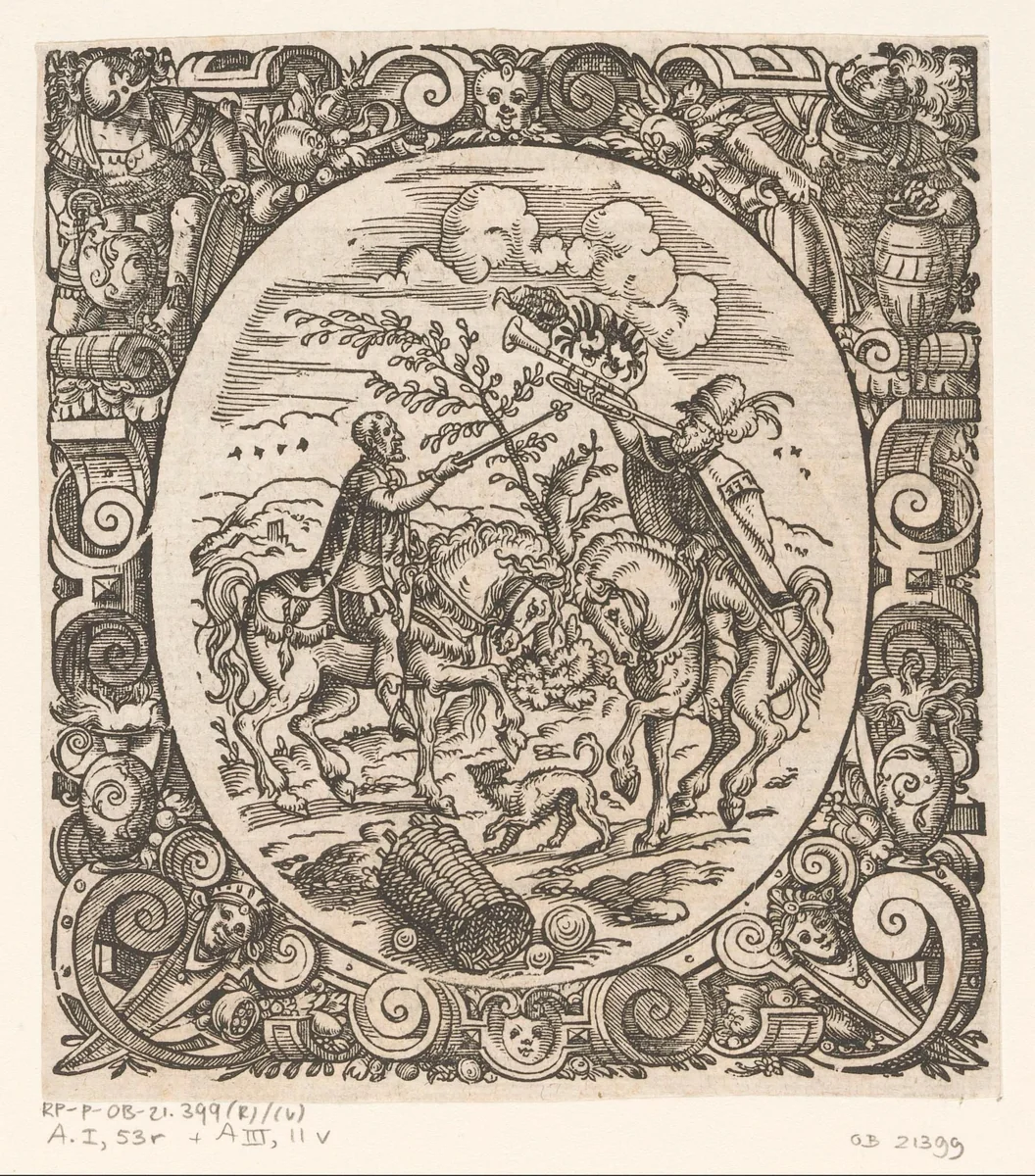 Heraut by Jost Amman, print, 1573