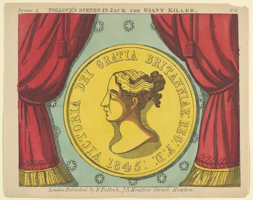 Scene 11, from Jack and the Giant Killer, Scenes for a Toy Theater by Benjamin Pollock, print, 1870-1890