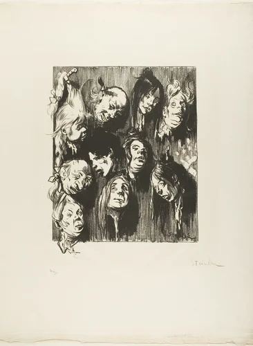 Ten Assassinations for a Penny by Théophile Alexandre Steinlen, print, 1897