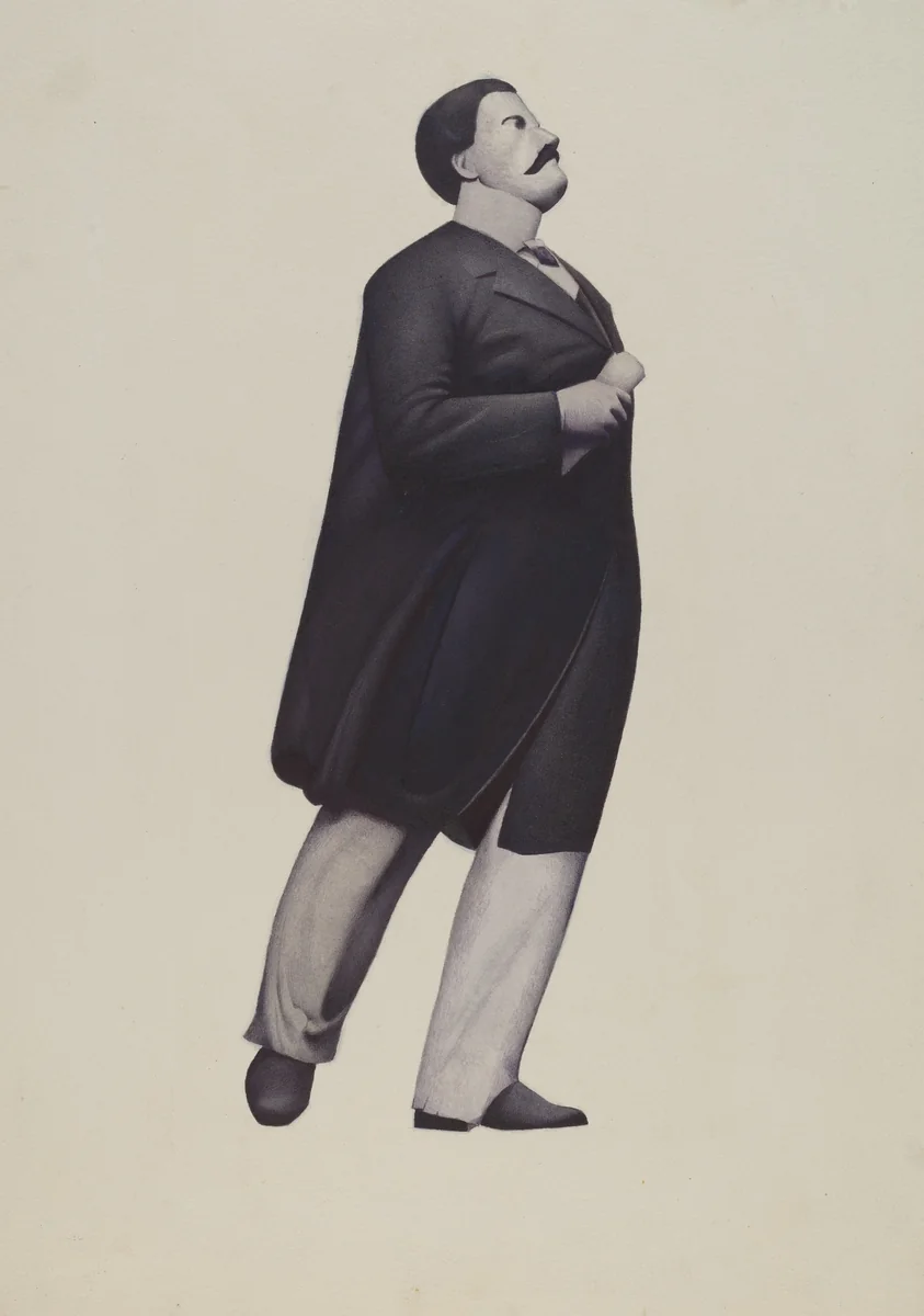 Figurehead: "Samuel Skolfield" by Joseph Goldberg, index of american design, 1935-1942