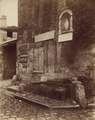 Vanves, un coin du Vieux-Vanves by Eugène Atget, photograph, 1901
