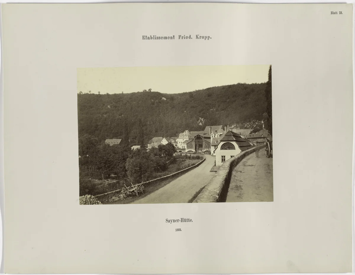 Sayner-Hutte by Hugo van Werden, photograph, 1869