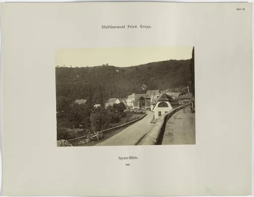 Sayner-Hutte by Hugo van Werden, photograph, 1869