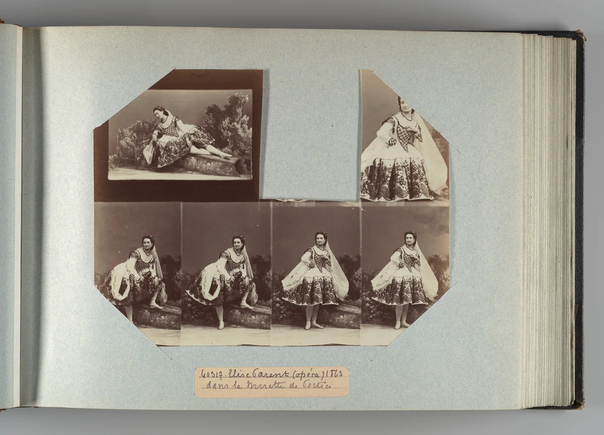 Elise Parent (opéra) 1863 by André Adolphe-Eugène Disdéri, photograph, 1863