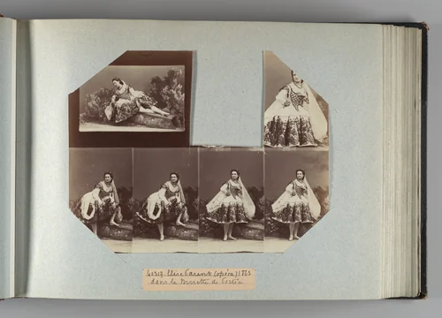 Elise Parent (opéra) 1863 by André Adolphe-Eugène Disdéri, photograph, 1863