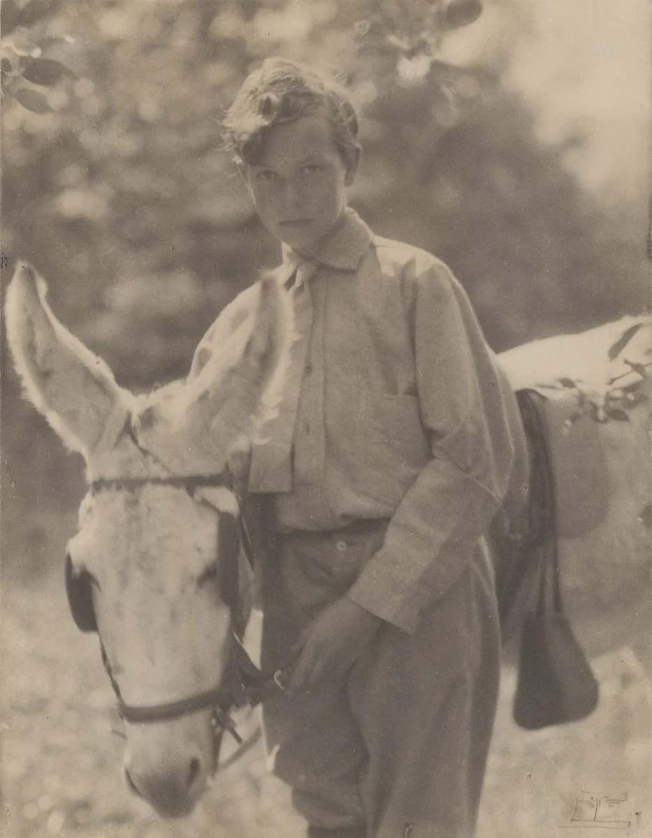 Ben and Bijan by Eva Watson-Schütze, photograph, 1904