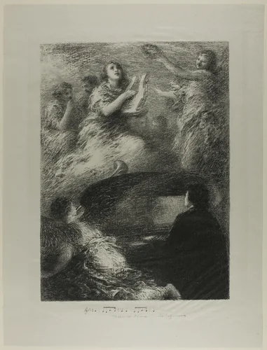 Robert Schumann's Last Composition by Henri Fantin-Latour, print, 1895