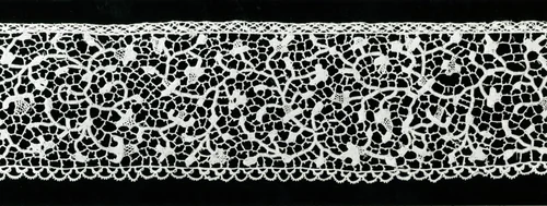 Border by Europe, textile, 1690-1710