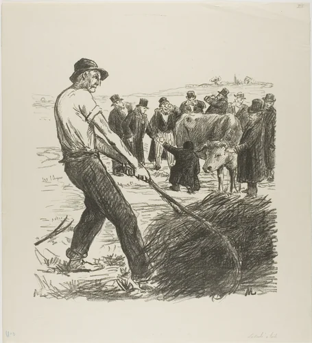 Milch Cow by Théophile Alexandre Steinlen, print, 1879-1923