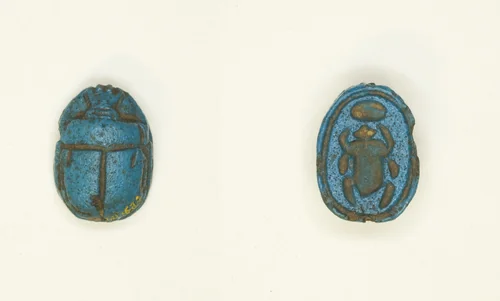 Scarab: Scarab Beetle with Sun Disc by Egyptian, other, -1650--1550