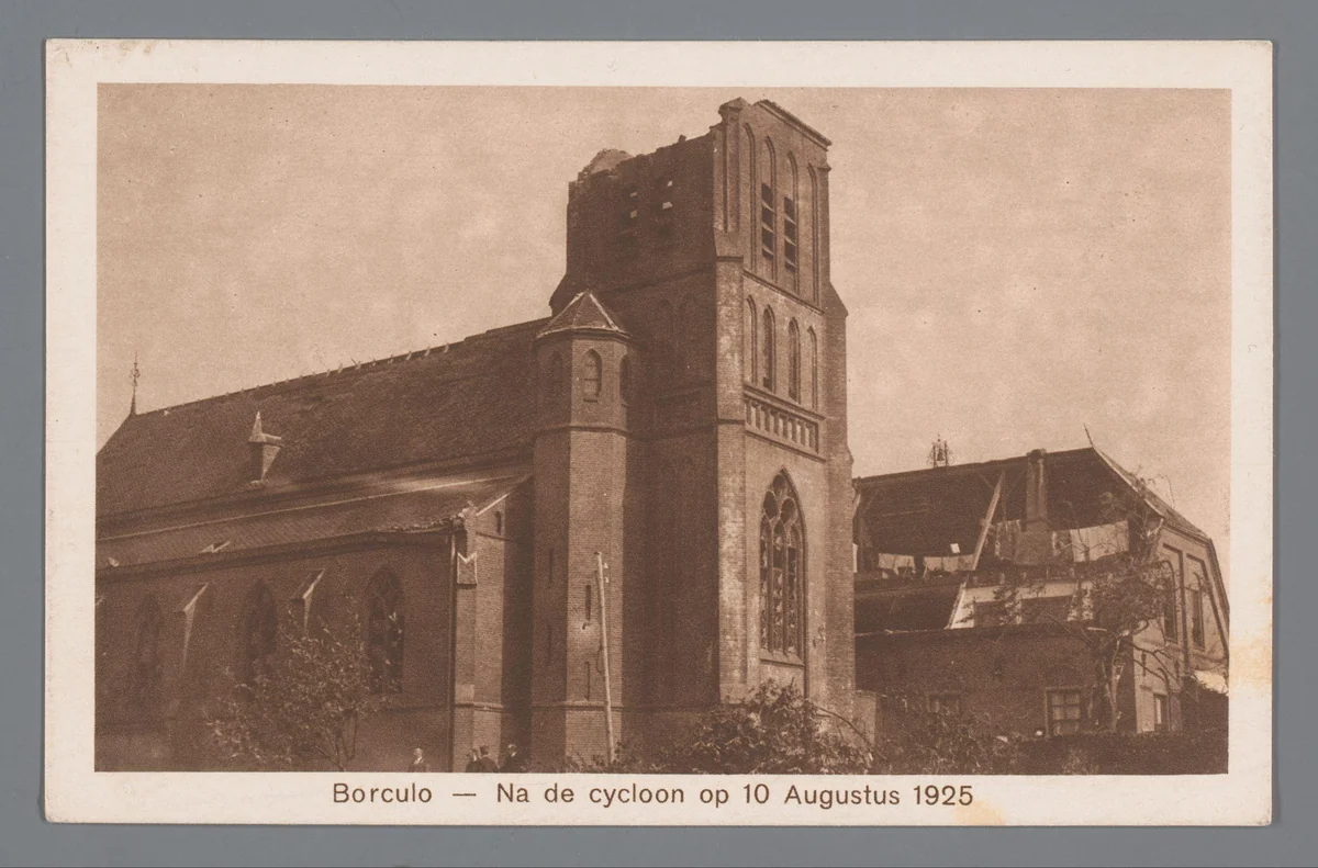 Borculo -- Na de cycloon op 10 augustus 1925 by Weenenk & Snel, other, 1925
