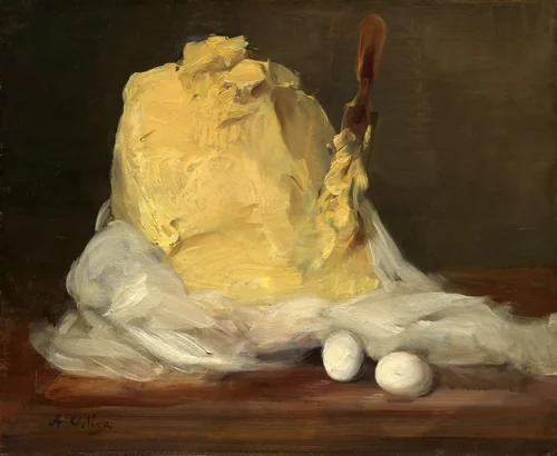Mound of Butter by Antoine Vollon, painting, 1875-1885