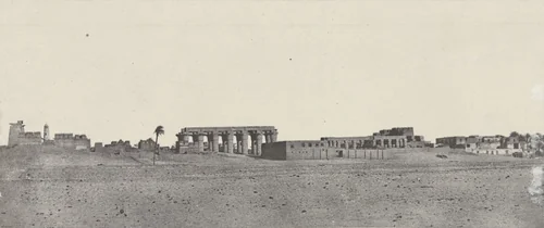 Louqsor, Vue Générale des Ruines by Maxime Du Camp, photograph, 1849