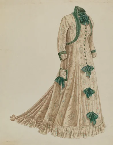 Morning Dress by Mary E. Humes, index of american design, 1935-1942