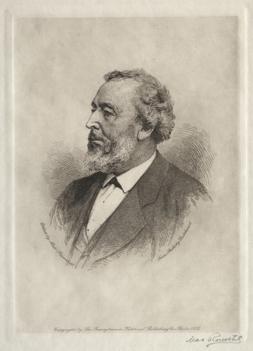 Bayard Taylor by Max Rosenthal, print, 1902