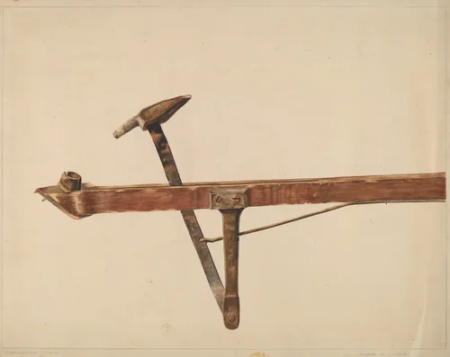 Carpet Stretcher by Howard Lumbard, index of american design, 1935-1942