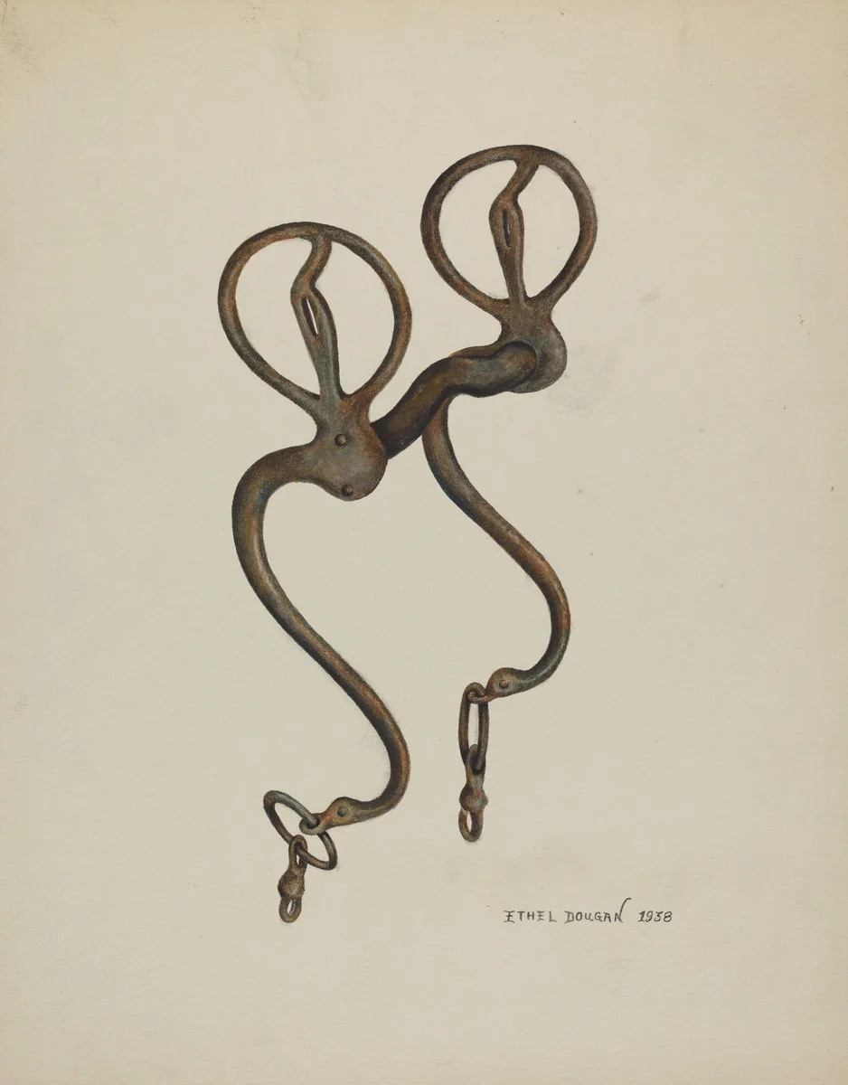 Iron Bit by Ethel Dougan, index of american design, 1938