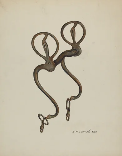Iron Bit by Ethel Dougan, index of american design, 1938