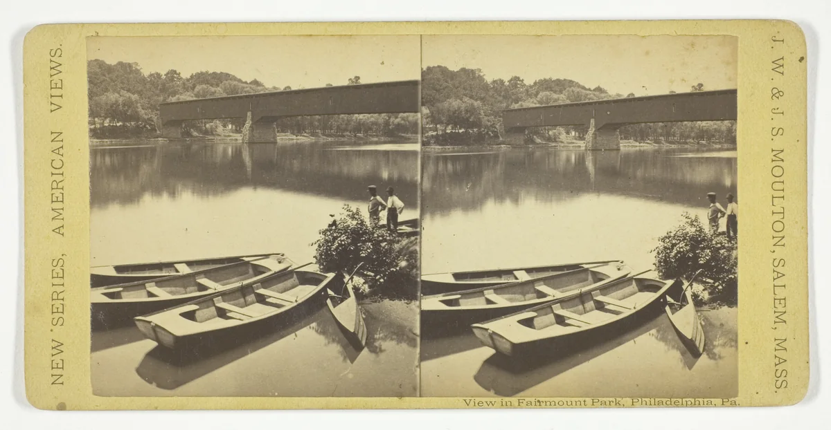 View in Fairmount Park, Philadelphia, Pa. by J.W. & J.S. Moulton, photograph, 1873-1881
