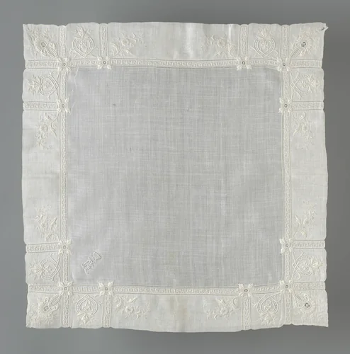 Handkerchief by France, textile, 1801-1900