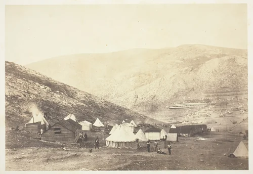 Encampment of the 71st Regiment by Roger Fenton, photograph, 1855