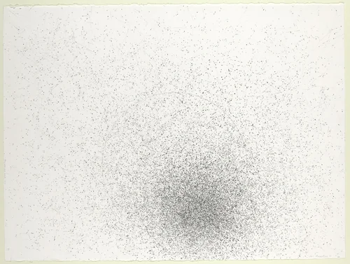 They Were and Went 15:13 by William Anastasi, drawing, 2001