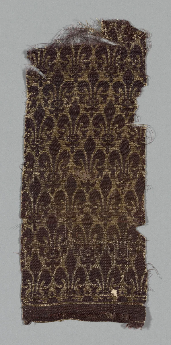 Fragment by Italy, textile, 1201-1300